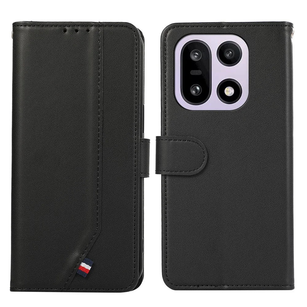 For OnePlus 15 5G Case RFID Blocking Flip Leather Phone Cover - 1
