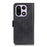 For OnePlus 15 5G Case Stand Cowhide Texture PU Leather Phone Cover - Black - 6