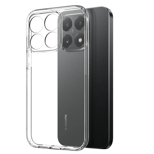 NORTHJO For Xiaomi 15T Case Soft TPU Clear Phone Cover with Tempered Glass Screen Protector - 2