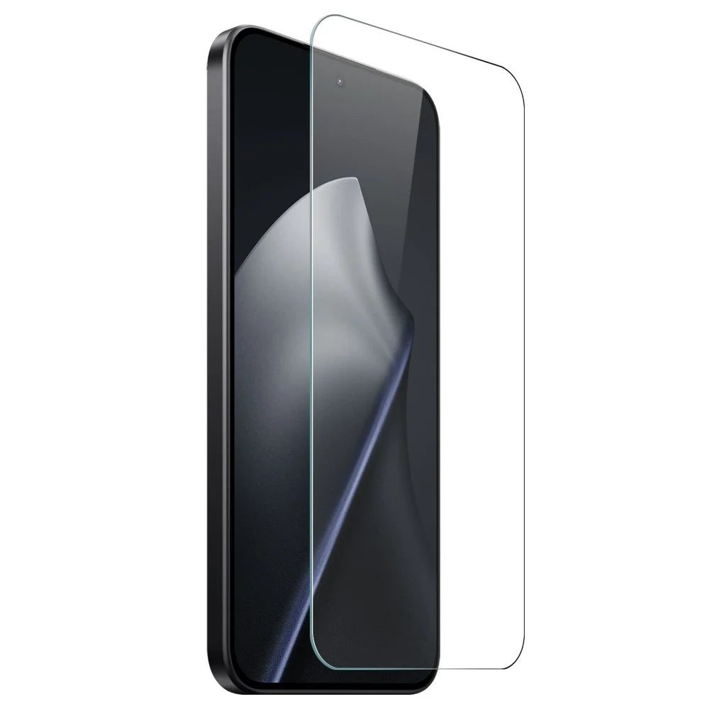 NORTHJO For Xiaomi 15T Case Four Corner Shockproof TPU Clear Phone Cover with Tempered Glass Film - 3