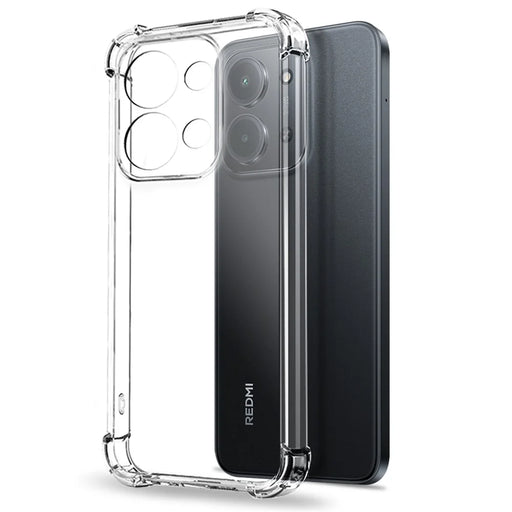 NORTHJO Phone Case For Xiaomi Redmi 15C 4G (EU) (173mm) / 15C 5G (EU) (173mm) / Poco C85 4G (173mm) , Four Corner Shockproof TPU Clear Cover with Tempered Glass Film - 2