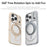 ROCK For iPhone 17 Pro Max Case with Magnetic Rotating Kickstand Skin-Feel PC + TPU Phone Cover - Gold - 6