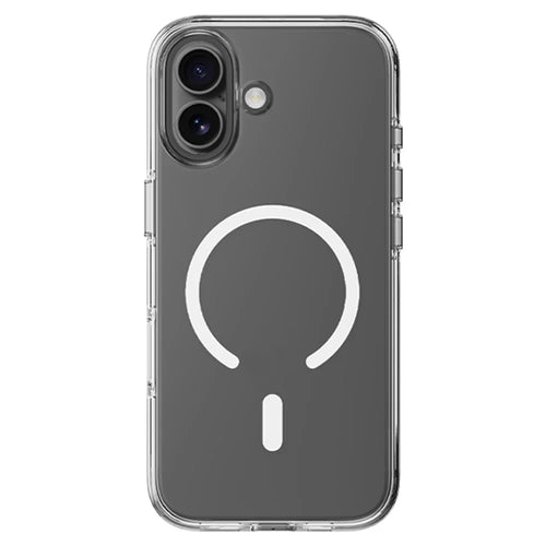 ROCK For iPhone 17 Clear Phone Case Compatible with MagSafe PC + TPU Phone Cover - 1