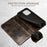 SUTENI For iPhone 14 Pro Max PU Leather Magnetic Auto Closing Stand Case Folio Flip Phone Wallet Cover - Dark Grey - 6