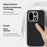 ABEEL For OnePlus 15 5G Magnetic Case Carbon Fiber Texture Back Cover - Black  /  Red - 6