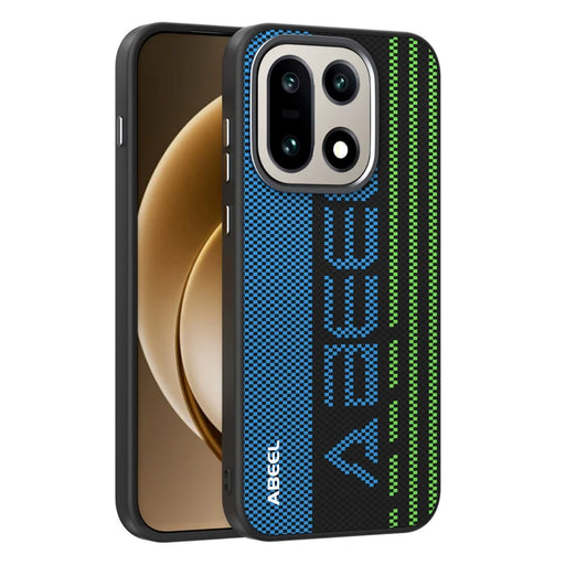 ABEEL For OnePlus 15 5G Magnetic Case Micro-Embossing 6D Printed PC TPU Aluminum Alloy Leather Phone Cover - Outstanding No. 1 - 1