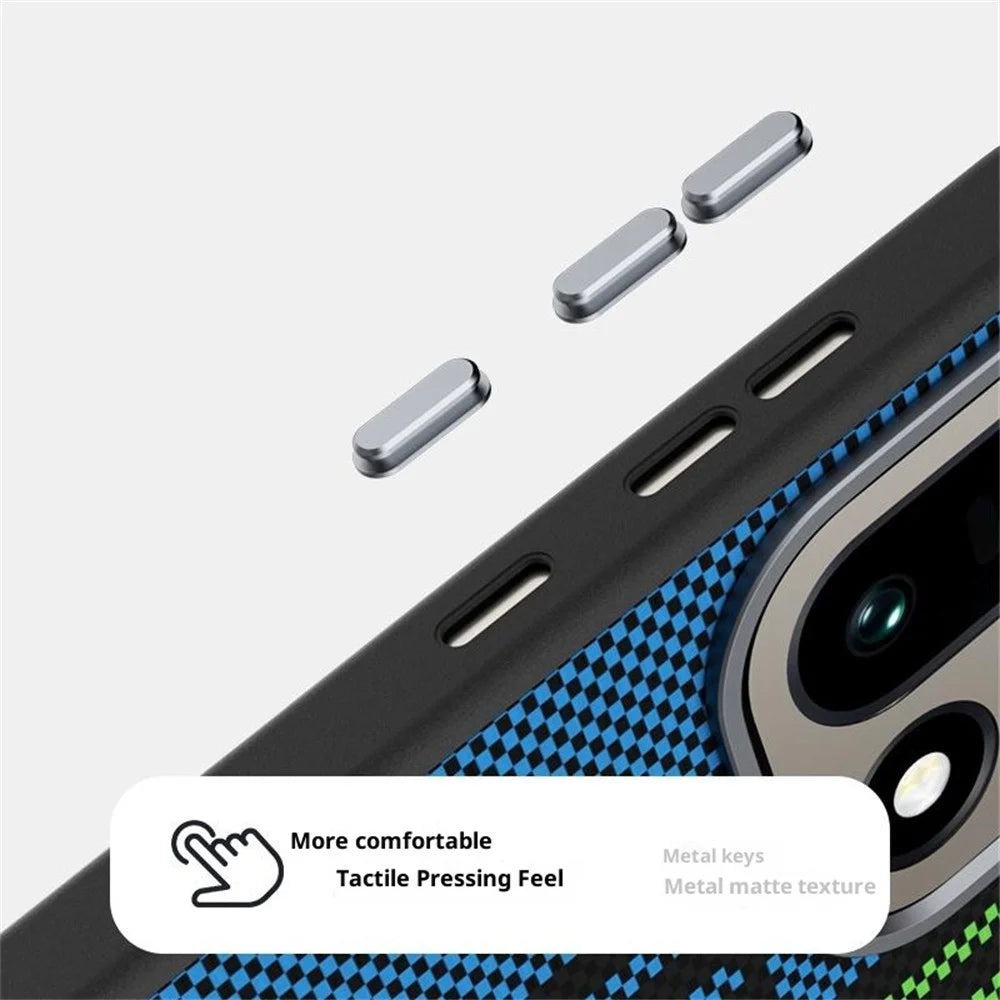 ABEEL For OnePlus 15 5G Magnetic Case Micro-Embossing 6D Printed PC TPU Aluminum Alloy Leather Phone Cover - Outstanding No. 1 - 6