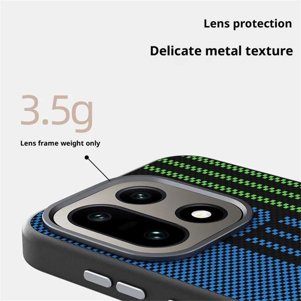 ABEEL For OnePlus 15 5G Magnetic Case Micro-Embossing 6D Printed PC TPU Aluminum Alloy Leather Phone Cover - Outstanding No. 1 - 7