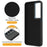 For Samsung Galaxy S25 / S24 Magnetic Case Rotating Ring Kickstand TPU + PC Phone Back Cover - Black - 3