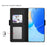 For iPhone 17 Pro Max Case Stand PU Leather Phone Cover Card Holder Mirror - Black - 2
