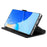 For iPhone 17 Pro Max Case Stand PU Leather Phone Cover Card Holder Mirror - Black - 3