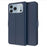For iPhone 17 Pro Case Shockproof TPU Inner Shell Leather Phone Cover Card Slot - Blue - 1