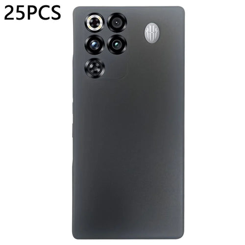 25Pcs For ZTE nubia RedMagic 11 Pro 5G Case 1.2mm TPU Matte Phone Cover - Black - 1