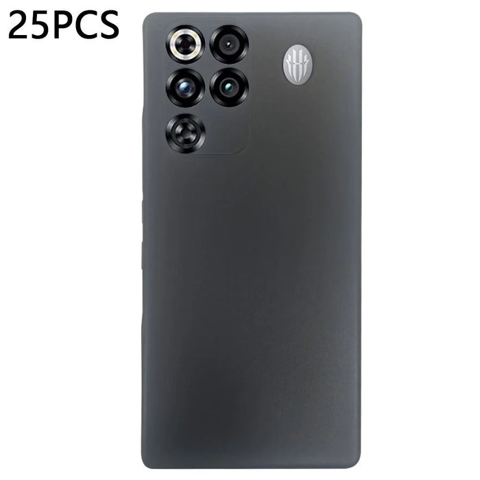 25Pcs For ZTE nubia RedMagic 11 Pro 5G Case 1.2mm TPU Matte Phone Cover - Black - 1