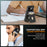 For Google Pixel 9a Magnetic Case Detachable Card Slot Kickstand Leather + TPU Phone Cover - Black - 6