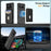 For Google Pixel 10 Pro XL Magnetic Case Detachable Card Slot Kickstand Leather + TPU Phone Cover - Black - 5