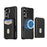 For Samsung Galaxy S24 FE Magnetic Case Detachable Card Slot Kickstand Leather + TPU Phone Cover - Black - 2