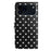 For iPhone 18 Pro / 17 Pro Leather Case Polka Dot Pattern Wallet Stand Folio Phone Cover - Black - 2