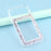 For iPhone 17 Pro Max Case Glitter Epoxy Soft TPU Clear Back Cover - Pink - 6