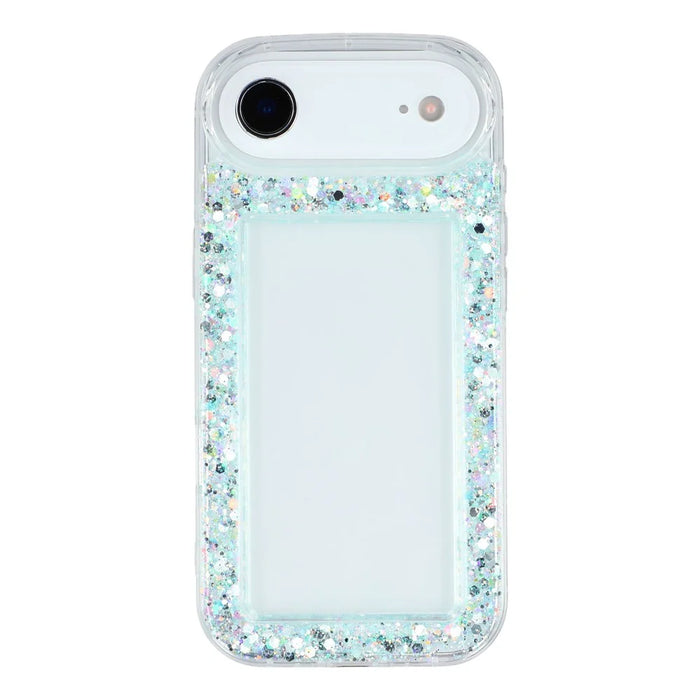 For iPhone Air Case Glitter Epoxy Soft TPU Clear Back Cover - Green - 3