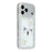 For iPhone 17 Pro Max Case DIY Butterfly Glitter Epoxy Soft TPU Phone Back Cover - White - 1