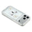 For iPhone 17 Pro Max Case DIY Butterfly Glitter Epoxy Soft TPU Phone Back Cover - White - 5