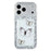 For iPhone 17 Pro Case DIY Butterfly Glitter Epoxy Soft TPU Phone Back Cover - White - 3