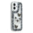 For iPhone 16 Case DIY Butterfly Glitter Epoxy Soft TPU Phone Back Cover - Black - 1