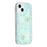 For iPhone 14 Case DIY Butterfly Glitter Epoxy Soft TPU Phone Back Cover - Green - 1