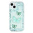 For iPhone 14 Case DIY Butterfly Glitter Epoxy Soft TPU Phone Back Cover - Green - 3