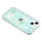 For iPhone 14 Case DIY Butterfly Glitter Epoxy Soft TPU Phone Back Cover - Green - 5