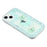 For iPhone 13 Case DIY Butterfly Glitter Epoxy Soft TPU Phone Back Cover - Green - 4