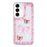 For Samsung Galaxy A15 5G Case DIY Butterfly Glitter Epoxy Soft TPU Phone Back Cover - Pink - 1