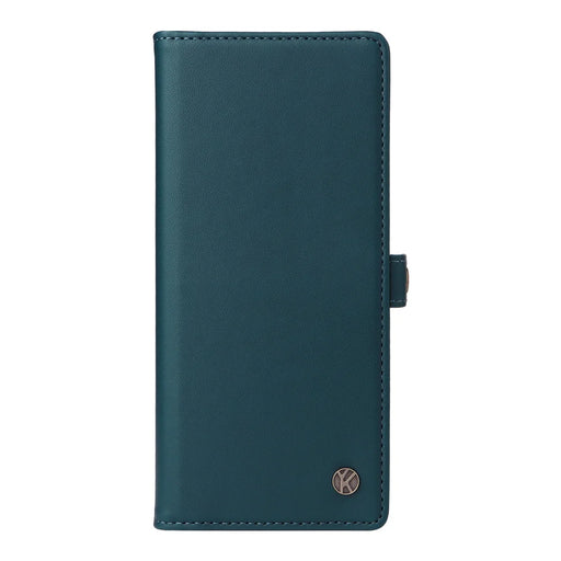 YIKATU For Samsung Galaxy Z Fold7 5G Phone Cases  Magnetic Closure PU Leather Mobile Cover - Green - 2