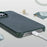 For iPhone 16 Pro Case Compatible with MagSafe Nappa Texture Genuine Cow Leather + PC Phone Cover - Dark Green - 4