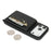 For iPhone 18 Pro Max / 17 Pro Max Case Card Bag Ring Holder Litchi Texture Leather+TPU Phone Cover with Long Strap - Black - 4
