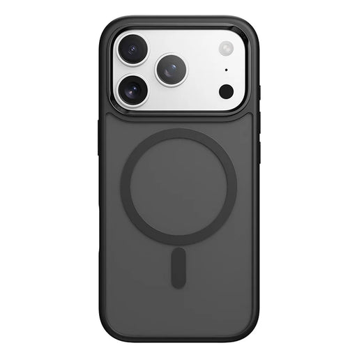 ROCK For iPhone 17 Pro Magnetic Case Compatible with MagSafe Skin-Touch PC + TPU Phone Cover - Black - 1