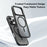 ROCK For iPhone 17 Pro Magnetic Case Compatible with MagSafe Skin-Touch PC + TPU Phone Cover - Black - 2