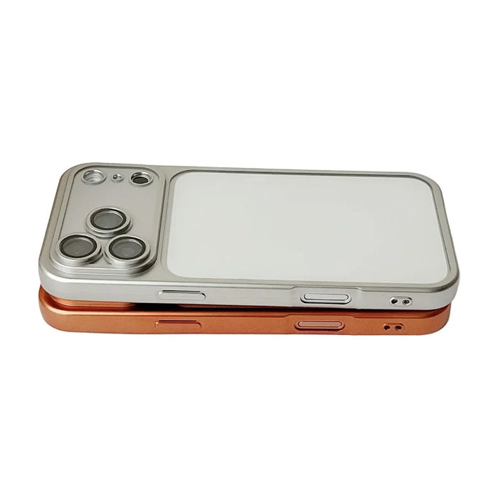 For iPhone 17 Pro Max Case Matte Anti Drop TPU + PC Phone Back Cover - Orange - 2