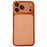 For iPhone 17 Pro Case Matte Anti Drop TPU + PC Phone Back Cover - Orange - 1