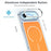 For iPhone Air Case Compatible with MagSafe Electroplated Acrylic TPU Phone Back Cover - Orange - 2