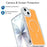 For iPhone 15 Case Compatible with MagSafe Electroplated Acrylic TPU Phone Back Cover - Orange - 4
