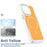 For iPhone 15 Pro Case Compatible with MagSafe Electroplated Acrylic TPU Phone Back Cover - Orange - 5