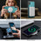 JEEHOOD For iPhone XS 5.8 inch / iPhone X Case  J10  Compatible with MagSafe Leather Back Phone Cover with Detachable Card Holder Kickstand - Blue - 7