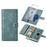 VILI GVB-C Series for iPhone 17 Pro Case Compatible with MagSafe RFID Blocking Detachable Leather Phone Cover - Green - 1