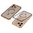 For iPhone 16 Pro Max Case Compatible with MagSafe Aluminium Alloy PC Matte Phone Cover Pop-Up Snap Lock - Orange - 1