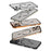 For iPhone 16 Pro Max Case Compatible with MagSafe Aluminium Alloy PC Matte Phone Cover Pop-Up Snap Lock - Orange - 3