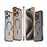 For iPhone 16 Pro Max Case Compatible with MagSafe Aluminium Alloy PC Matte Phone Cover Pop-Up Snap Lock - Orange - 4
