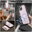 JEEHOOD For iPhone 15 Plus / iPhone 14 Plus Case  J12 Magnetic  Detachable Zipper Wallet Kickstand Leather Back Cover Compatible with MagSafe - Pink - 6