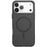 ROCK For iPhone 17 Pro Max Case Compatible with MagSafe Metal Lens Frame TPU + PC Matte Phone Cover - Black - 1